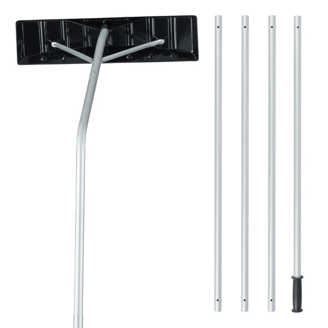 Adjustable Snow Roof Rake with 62.5 cm ABS Blade