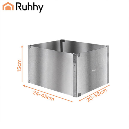 Adjustable Stainless Steel Cake Pan 20-38 x 24-45 cm