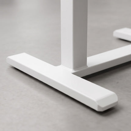 Adjustable Standing Desk with Castors – White, 60×40 cm