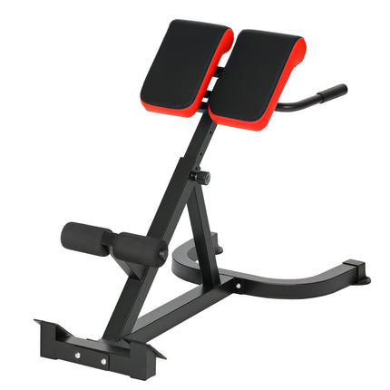 Adjustable Steel Fitness Bench – Red/Black, Home Gym