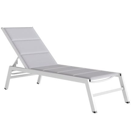 Adjustable Sun Lounger, Breathable Fabric, Aluminum Frame