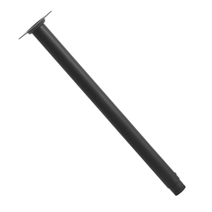Adjustable Table Legs, 24-40 In Steel, 4-Pack Black