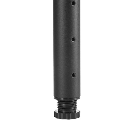 Adjustable Table Legs, 24-40 In Steel, 4-Pack Black