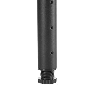 Adjustable Table Legs, 24-40 In Steel, 4-Pack Black