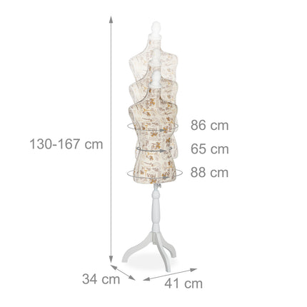Adjustable Tailors Dummy – Height Adjustable Mannequin