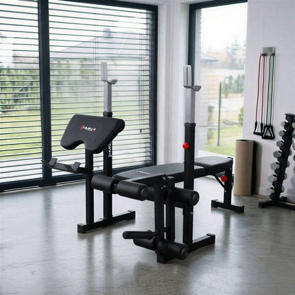 Adjustable Weight Bench, Preacher Curl, Leg Developer