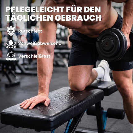 Adjustable Weight Bench with Leg Extension, 300 kg Capacity