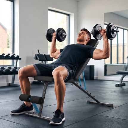 Adjustable Weight Bench with Leg Extension, 300 kg Capacity
