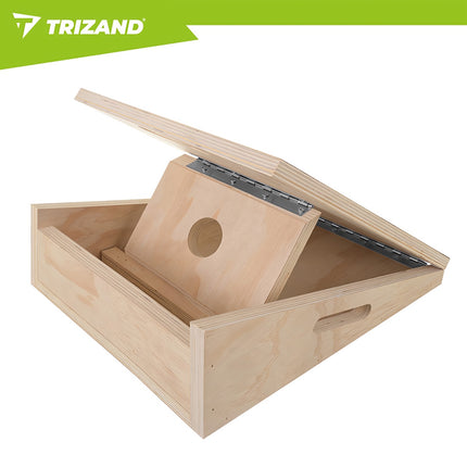 Adjustable Wooden Calf Stretching Slant Board, Non-Slip