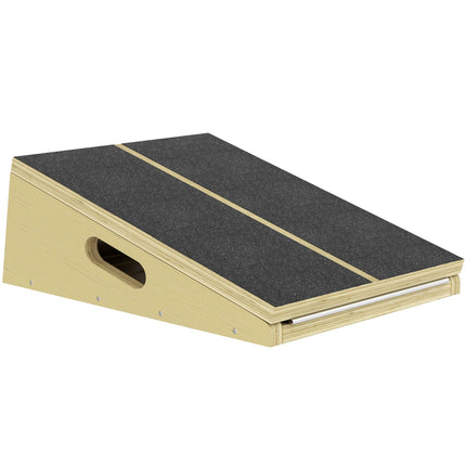 Adjustable Wooden Slant Board – Non-Slip, 4 Angles