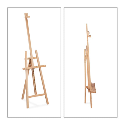 Adjustable beech wood easel