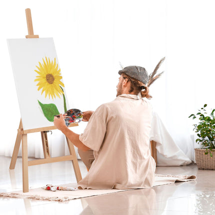 Adjustable beech wood easel