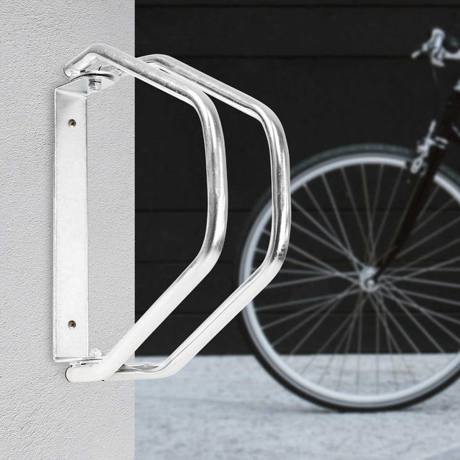 Adjustable wall bike stand