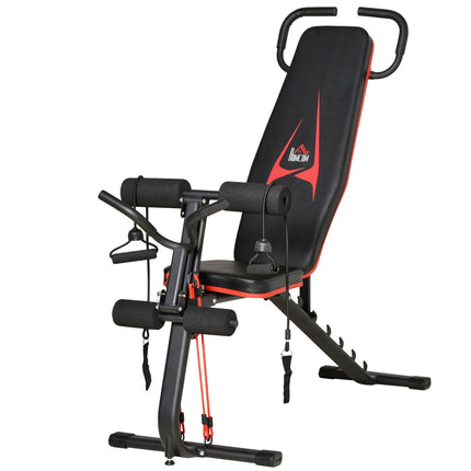 Adjustable weight bench, 6-position backrest, 150 kg capacity