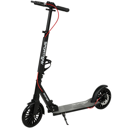Adult Folding Kick Scooter, 200 mm PU Wheels, Dual Brake
