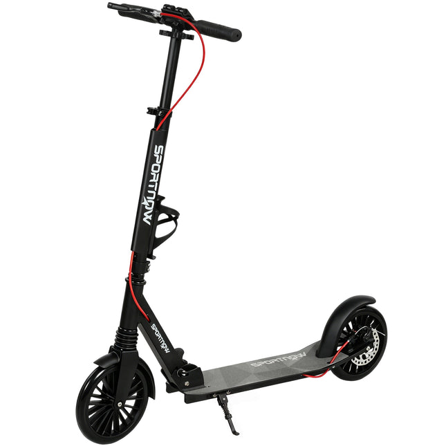 Adult Folding Kick Scooter, 200 mm PU Wheels, Dual Brake