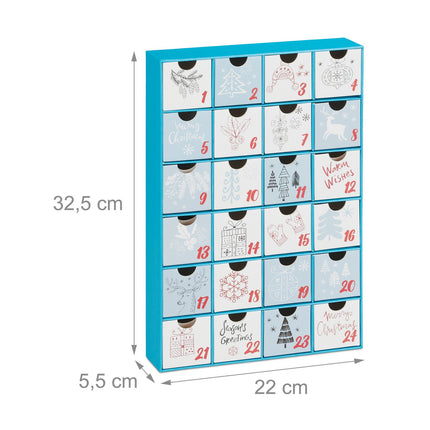 Advent calendar to fill
