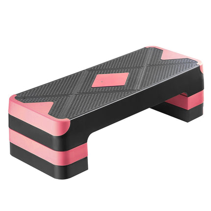 Aerobic Step Platform 28-Inch, Height Adjustable, 4 Risers