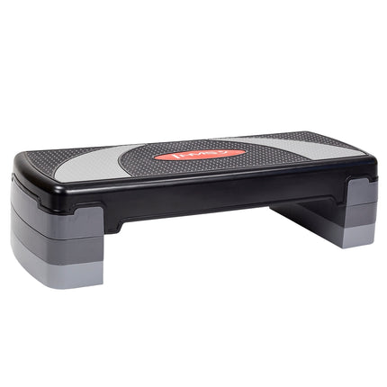 Aerobic Step Platform, Black, Adjustable Height