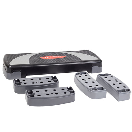 Aerobic Step Platform, Black, Adjustable Height