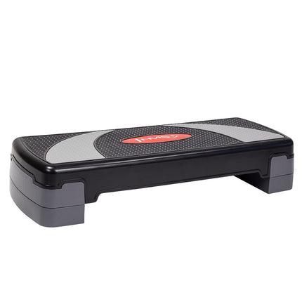 Aerobic Step Platform, Black, Adjustable Height