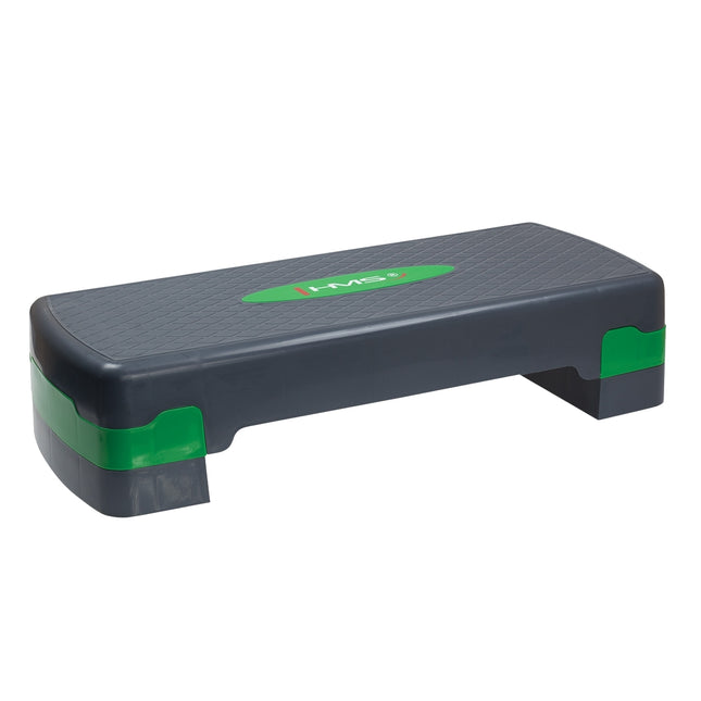 Aerobic Step Platform, Black-Green, Adjustable Height