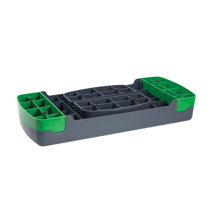 Aerobic Step Platform, Black-Green, Adjustable Height