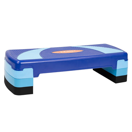 Aerobic Step Platform, Blue, Adjustable Height