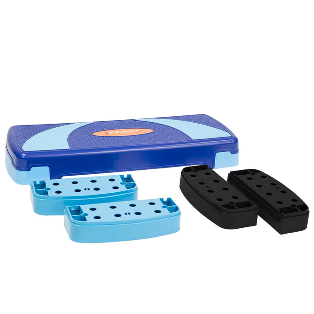Aerobic Step Platform, Blue, Adjustable Height