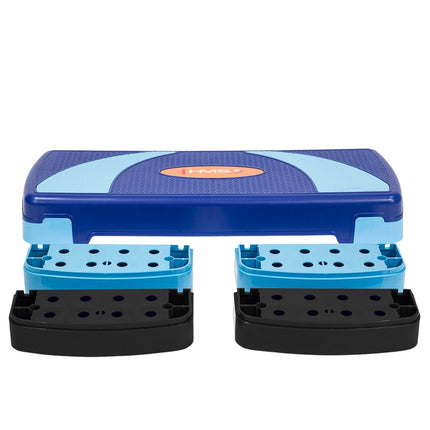 Aerobic Step Platform, Blue, Adjustable Height