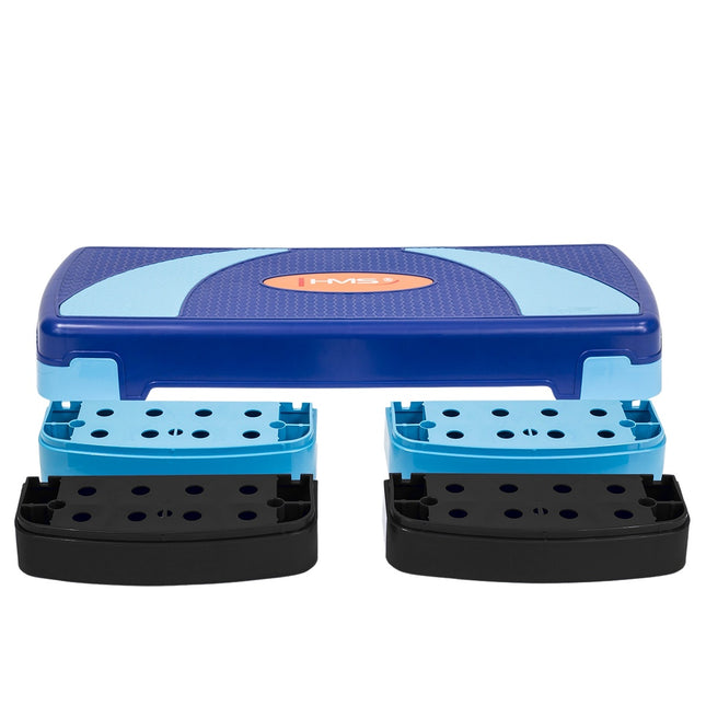 Aerobic Step Platform, Blue, Adjustable Height