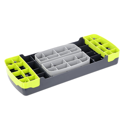 Aerobic Step Platform, Green/Grey, Adjustable Height