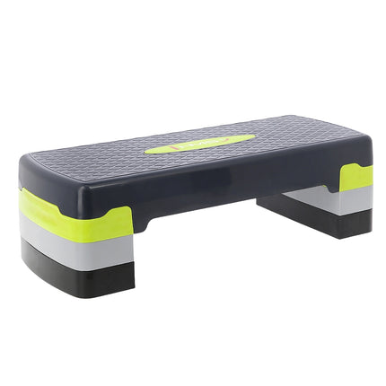 Aerobic Step Platform, Green/Grey, Adjustable Height