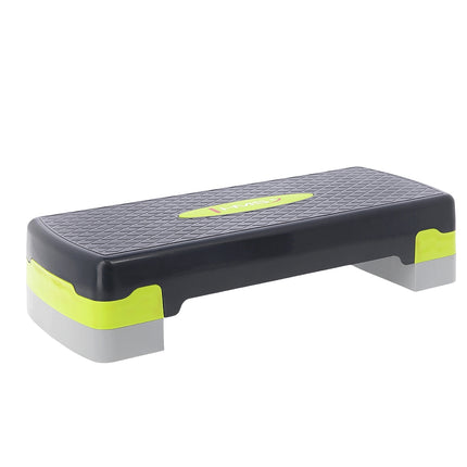 Aerobic Step Platform, Green/Grey, Adjustable Height