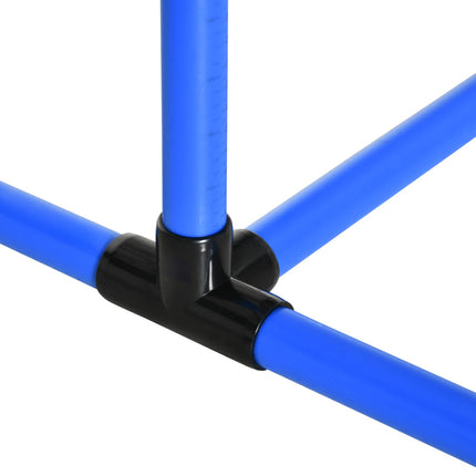 Dog Agility Training Set - 4 blue plastic fences