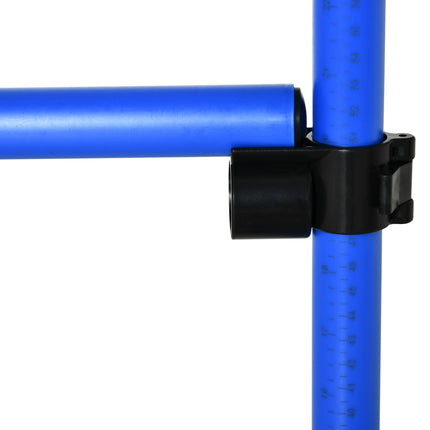 Dog Agility Training Set - 4 blue plastic fences