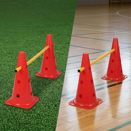 Agility Hurdle Set with 12 Cones & 6 Adjustable Poles