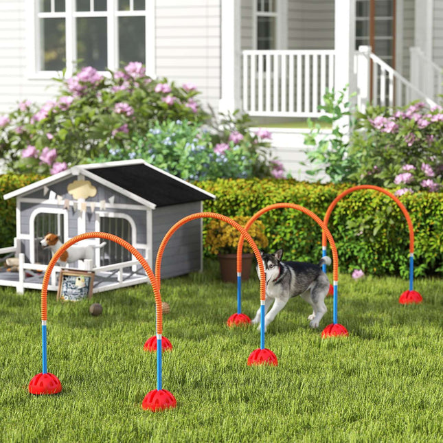 Dog Agility Set - 5-piece adjustable training kit