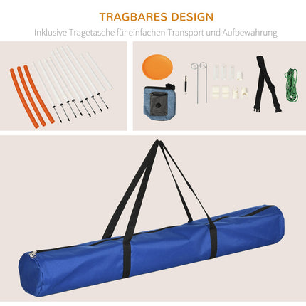 Dog Agility Training Set - 5 pieces, adjustable fences