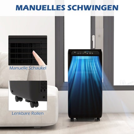 Portable Air Conditioner 9000 BTU - Dehumidifier and Fan