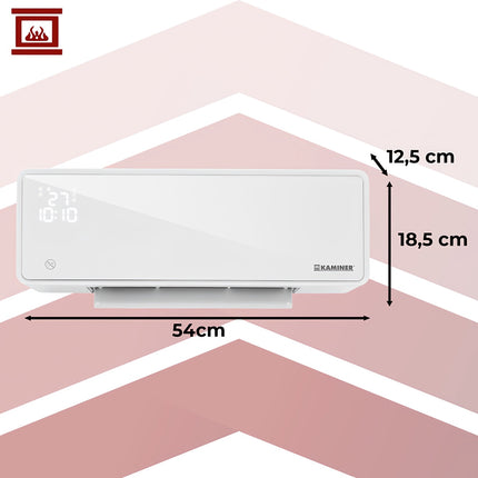 Air Curtain Heater, 2000W, Wall-Mount, WiFi Control