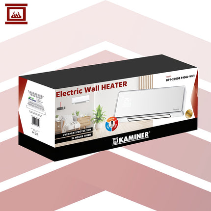 Air Curtain Heater, 2000W, Wall-Mount, WiFi Control