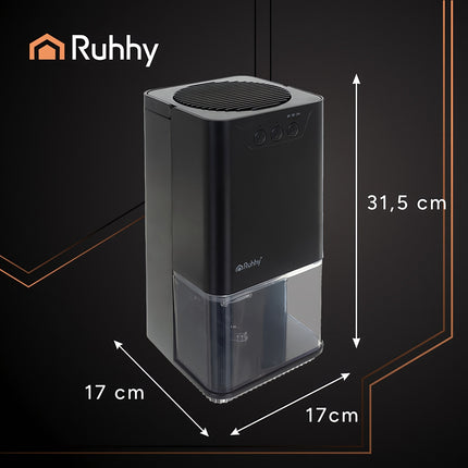 Air Dehumidifier, 1400ml Tank, Quiet, Energy Efficient