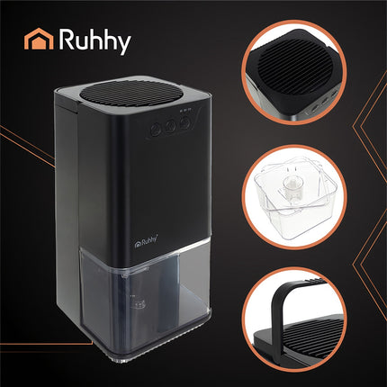 Air Dehumidifier, 1400ml Tank, Quiet, Energy Efficient