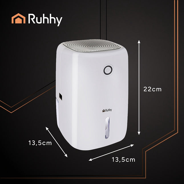 Air Dehumidifier, Compact & Quiet, 800ml Tank