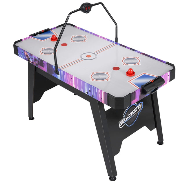 Air Hockey Table, 144 cm, LED Display, Powerful Motor