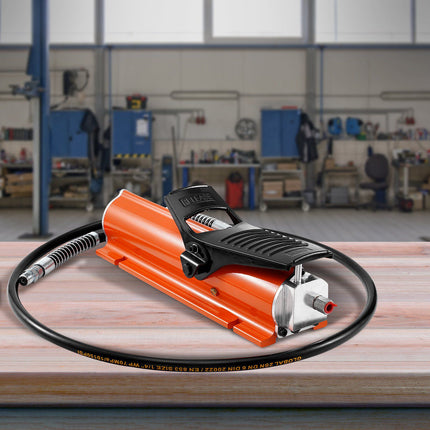 Air Hydraulic Foot Pump, 10000 PSI, 0.69 L Reservoir, 2 m Hose