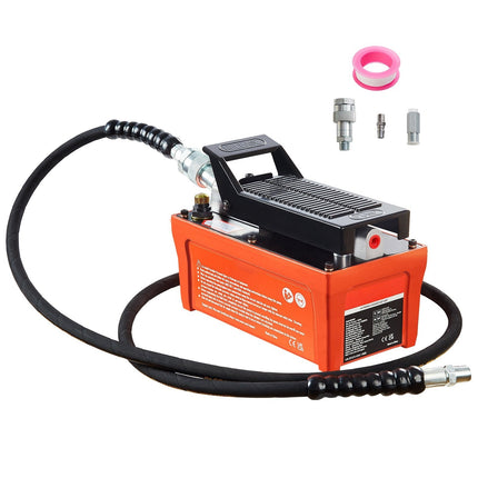 Air Hydraulic Pump, Foot Pedal, 10,000 PSI, 2m Hose
