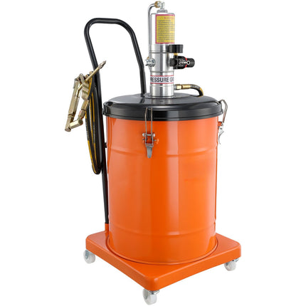 Air Operated Grease Pump, 10.5 Gal 40L, 13 ft Hose