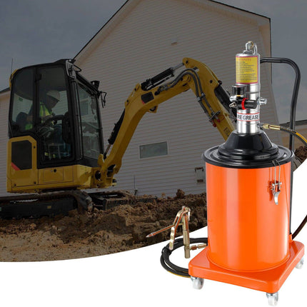Air Operated Grease Pump, 5 Gallon, 13 Ft Hose; Grease Gun